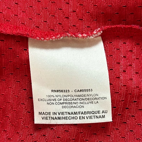 Nike Ohio State Buckeyes Football Jersey #2 Scarlet Red Men’s Size Small - Picture 6 of 6